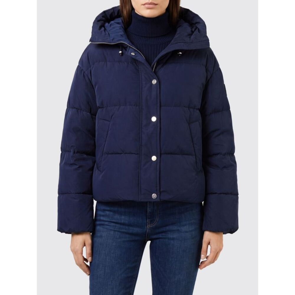 Pinko Women Short Quilted Water-Repellent Nylon Puffer Jacket Pinko With Hood
